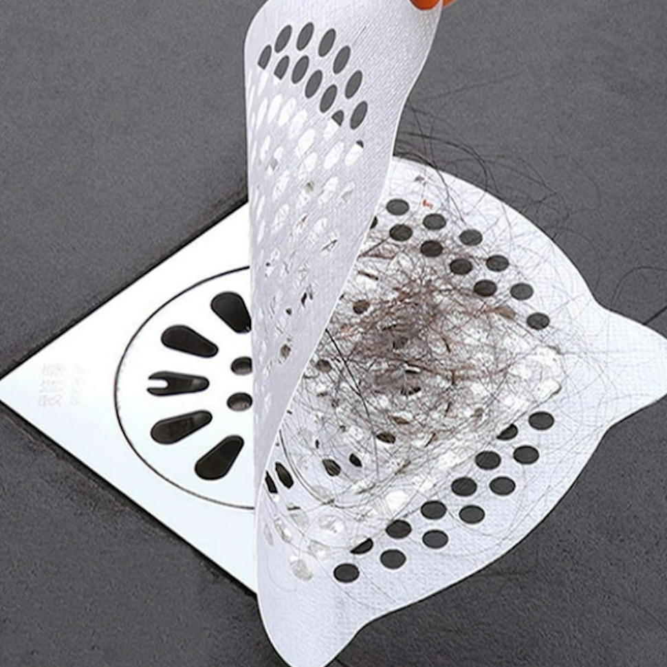 Anti-Clog Drain Covers (10-Pack)