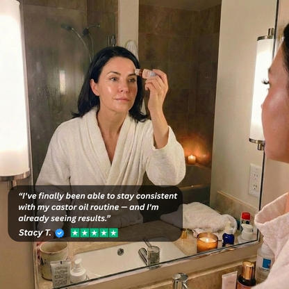 Oravia™ Rose Quartz Roll-On Castor Oil