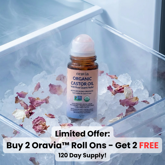 Oravia™ Rose Quartz Roll-On Castor Oil