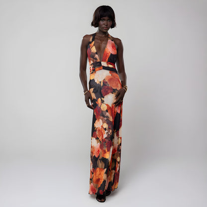 Oravia™ Summer Halter Cocktail Dress