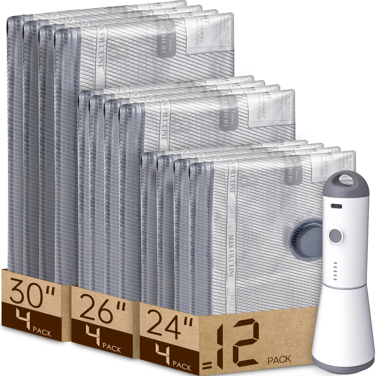 Oravia™ Travel Vacuum Bag Set