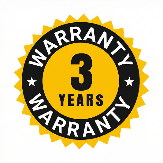 3 Year Warranty