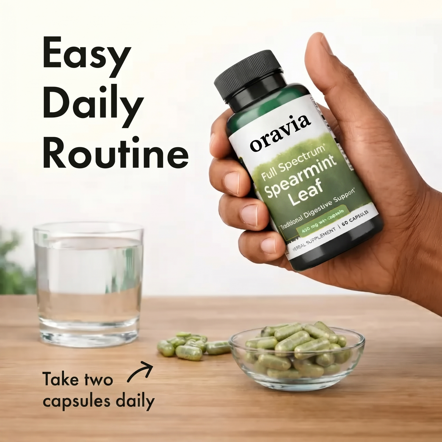 Anti-Androgenic Spearmint Capsules 400mg