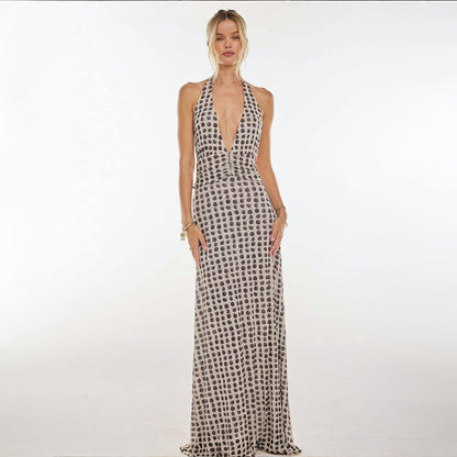 Oravia™ Summer Halter Cocktail Dress